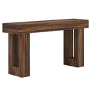 Wooden Sofa Table, 63-Inch Modern Console Table For Living Room