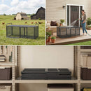 63-Inch Heavy-Duty Large Metal Chicken Coop Cage (SAK13568)