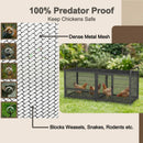 63-Inch Heavy-Duty Large Metal Chicken Coop Cage (SAK13568)