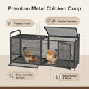 63-Inch Heavy-Duty Large Metal Chicken Coop Cage (SAK13568)