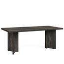 Vintage Executive Desk, 63" Farmhouse Computer Desk Conference Table