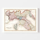 Vintage Map of North Italy 1832