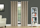 2 Pieces Set, Curtain Panel, Room Darkening, Grommet by Unique Piece Furniture