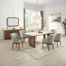 Harvey - Dining Table With Ceramic Top - Walnut by Unique Piece Furniture