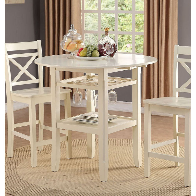 Tartys Counter Height Table in Cream