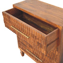 Solid Wood Cadiz Carved Chest