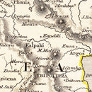 Vintage Map of Greece 1832