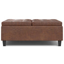 Harrison - Upholstered Coffee Table Storage Ottoman by Unique Piece Furniture