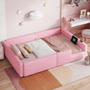 Platform Bed With Guardrail And Charging Station by Unique Piece Furniture