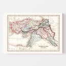 Vintage Map of Turkey in Asia 1832