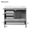Traditional Bathroom Vanity Set With Soft Close Doors