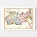Vintage Map of Russia in Asia 1832