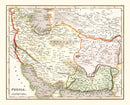 Vintage Map of Persia 1832