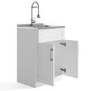 Hennessy - Deluxe Laundry Cabinet With Faucet And Stainless Steel Sink by Unique Piece Furniture