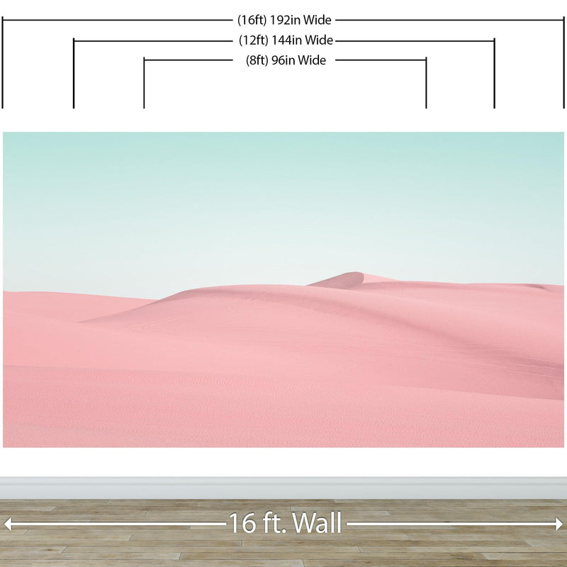 Sand Dunes in Southern California Landscape Wall Mural. Peel and Stick Wallpaper.