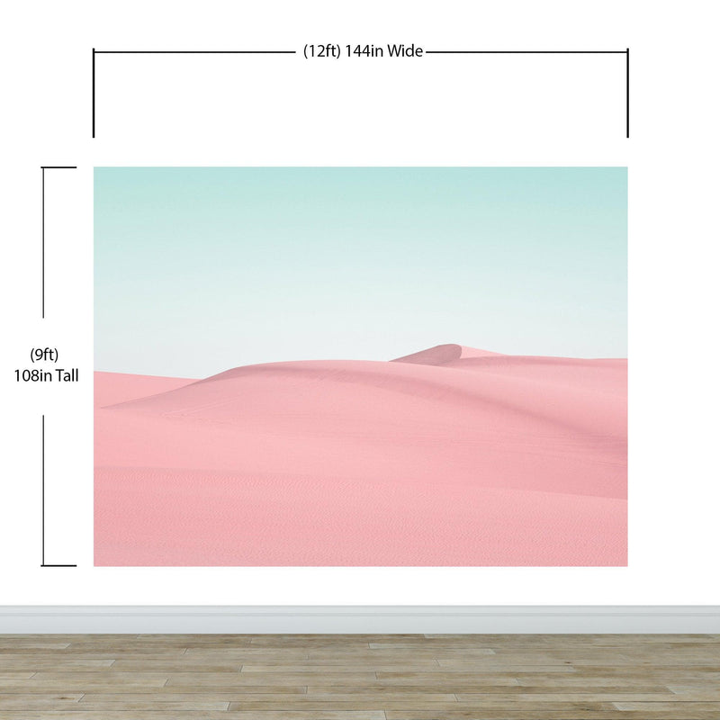 Sand Dunes in Southern California Landscape Wall Mural. Peel and Stick Wallpaper.