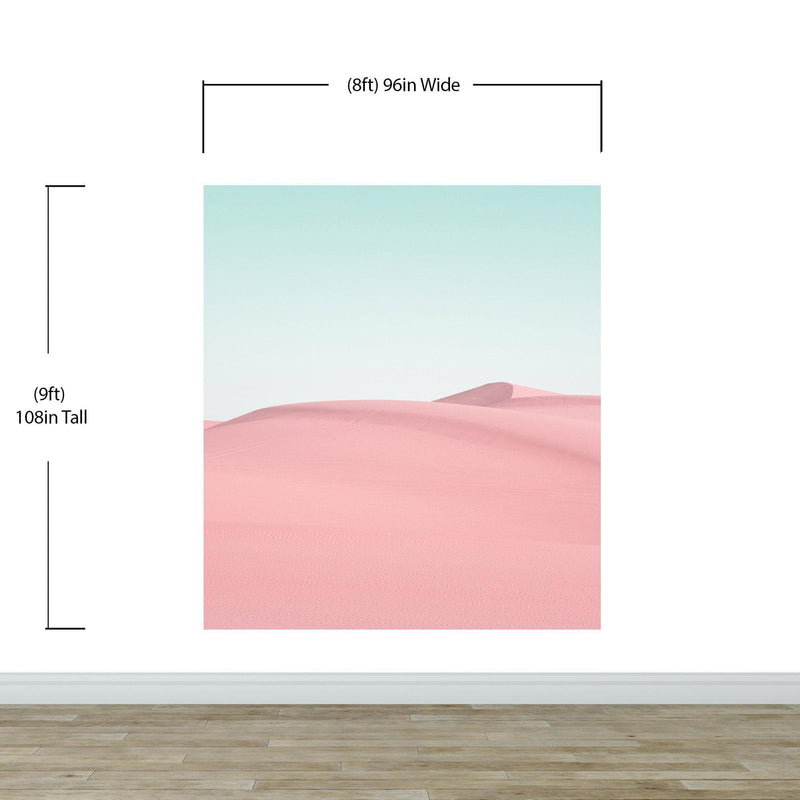 Sand Dunes in Southern California Landscape Wall Mural. Peel and Stick Wallpaper.