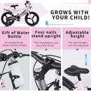 16-18 Inch Kids Bike with Training Wheels and Adjustable Seat