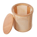 RUBBER SOLID WOOD SIDE TABLE,NATURAL COLOR