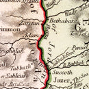 Vintage Map of Palestine 1832