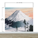 Mount Fuji - Katsuyama Neighborhood by Hiroaki Takahashi Artwork Wall Mural Print.