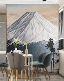Mount Fuji - Katsuyama Neighborhood by Hiroaki Takahashi Artwork Wall Mural Print.