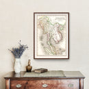 Vintage Map of Burman Empire 1832