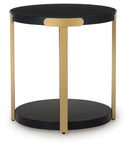Shylore - Occasional Table Set (Set of 3) - Black / Brass Finish by Unique Piece Furniture