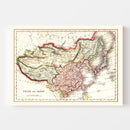 Vintage Map of China & Japan 1832