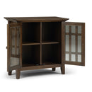 Bedford - Low Storage Media Cabinet - Rustic Natural Aged Brown by HouseOfZazla