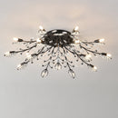 15-Light Chandelier Crystal Ceiling Lamp