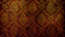 Damask Grunge Vintage Dark Pattern Wall Mural Peel and Stick Wallpaper.