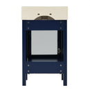 Bathroom Vanity With Ceramic Sink And Ample Storage, Ideal For Small Bathrooms by HouseOfZazla