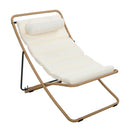 Outdoor Folding Chair With Adjustable Backrest (Set of 2)