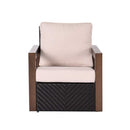 Delano 5-Piece Wicker Sectional Sofa Set