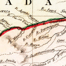Vintage Map of Colombia 1832
