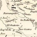 Vintage Map of Chile & La Plata 1832