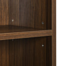 8-Tier Media Tower Rack, CD DVD Slim Storage Cabinet with Adjustable Shelves, Tall Narrow Bookcase Display Bookshelf for Home Office,Multi-functional double-decker bookcase