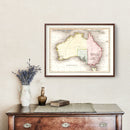 Vintage Map of Australia 1832