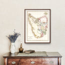 Vintage Map of Van Diemen's Land (Tasmania) 1832