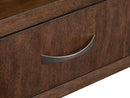 McPherson - Demilune Sofa Table - Burnt Umber