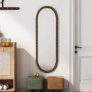 Oval Retro Mirror, Wall Hanging Mirror For Living Room by Unique Piece Furniture