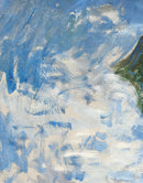 Monet Painting Wall Mural. Woman with a Parasol, Madame Monet and Her Son (1875) Painting.