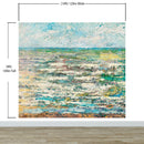The Sea Painting from 1887 by Jan Toorop. Wall Mural / Peel and Stick Wallpaper.