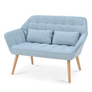 50" width Loveseat sofa - Ergonomic with pillow