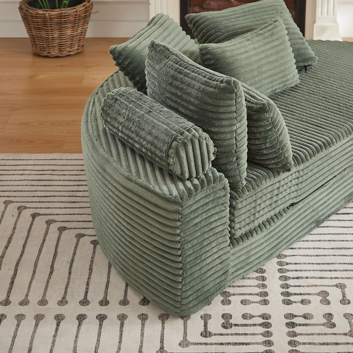 Semi Circular 2 In 1 Sofa Bed With Neck Pillow, photo 19 of 40