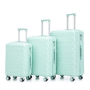 3 Pieces Set 20" / 24" / 28" Spinner Wheel Luggage With Combination Lock by HouseOfZazla