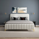 Valery - Upholstered Platform Bed by HouseOfZazla