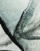 Abstract Black and White Fluid Alcohol Ink Painting Wall Mural. Peel and Stick Wallpaper.