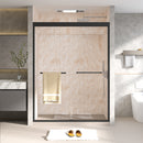 50-54W x 70H Semi-Frameless Double Sliding Shower Door by HouseOfZazla